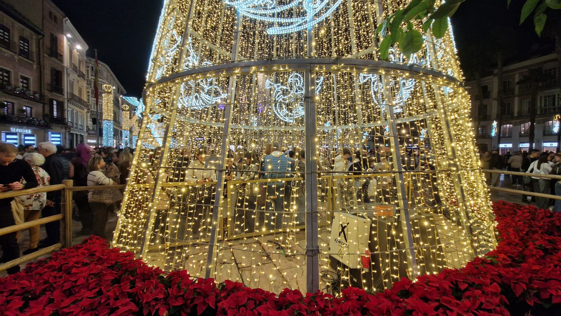 Malaga&#039;s big Christmas switch-on - in pictures